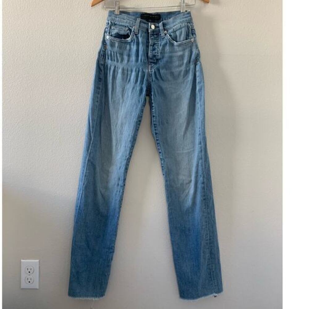 Veronica Beard Ryleigh Slim Straight High Rise Jeans‎